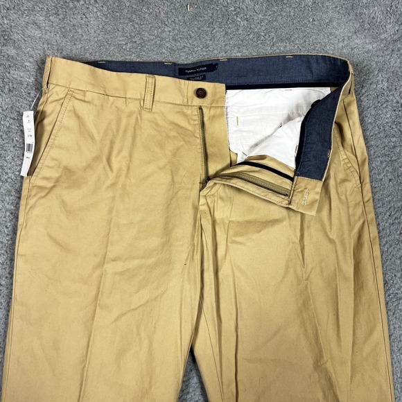 Tommy Hilfiger Other - Tommy Hilfiger Chino Pants Mens 38x30 Tailored Fit Khaki Incense Casual Formal